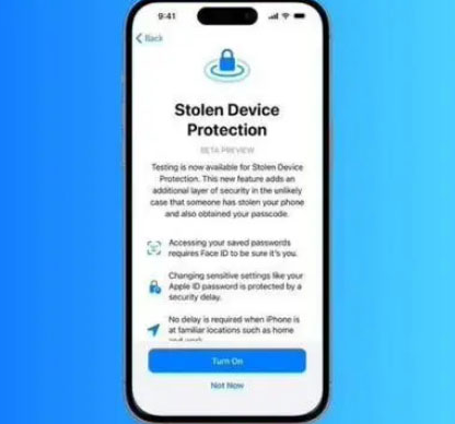 南圣镇苹果授权维修店分享被盗设备保护功能开启方法 