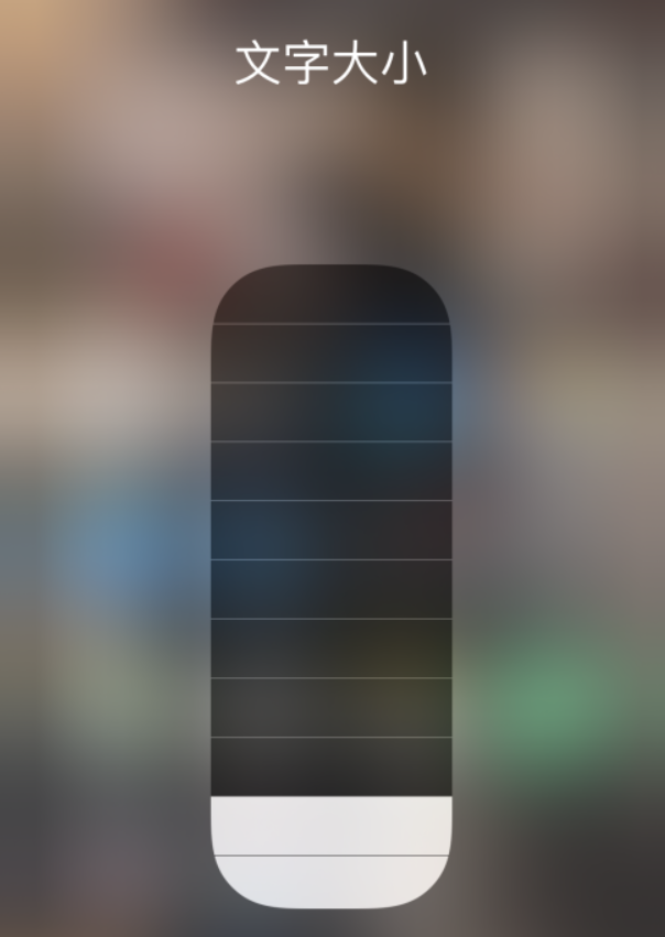 南圣镇苹果手机维修分享小技巧：在 iPhone 控制中心快速调节字体大小 